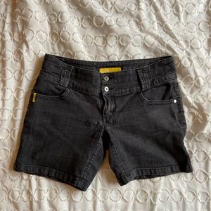 Lole stretchy organic cotton jean shorts